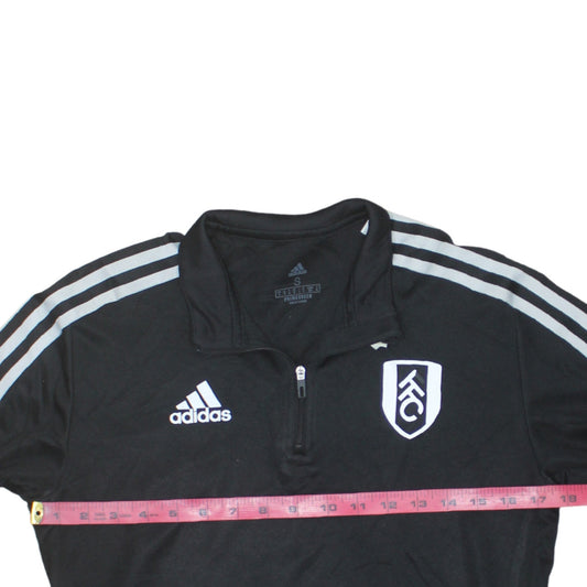 Adidas Men’s Black 1/4 Zip Fulham FC Training Sweatshirt Size S