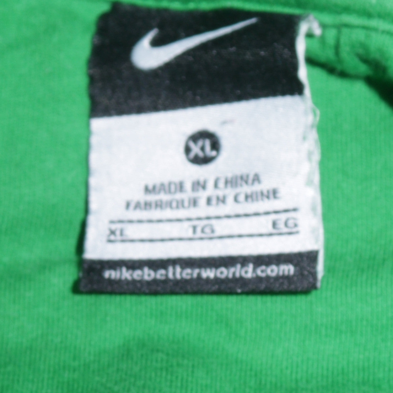 Nike Men's Green Celtic FC Full Zip Hoodie XL Fleece Sweatshirt