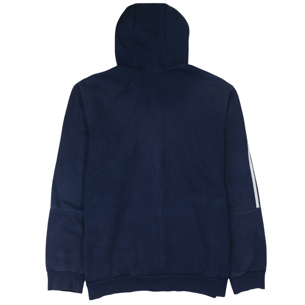 Adidas Men's Blue XL Full Zip Hooded Sports Hoodie