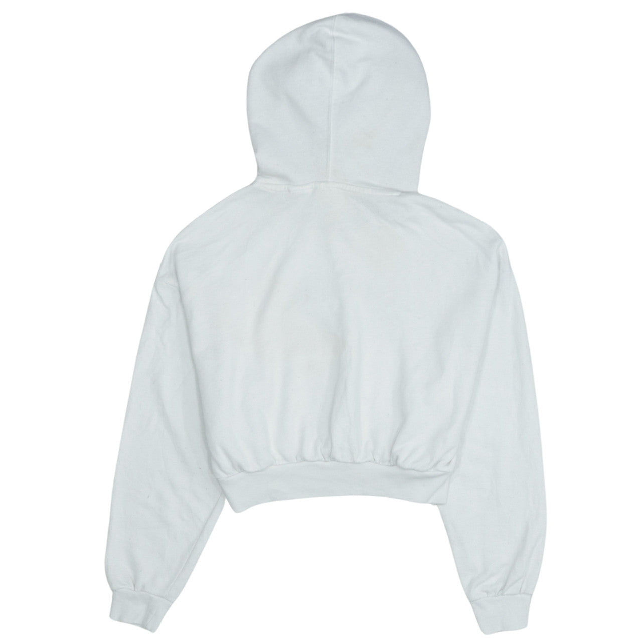 Levi's Womens White XS Pullover Hoodie Logo Front Cotton Blend