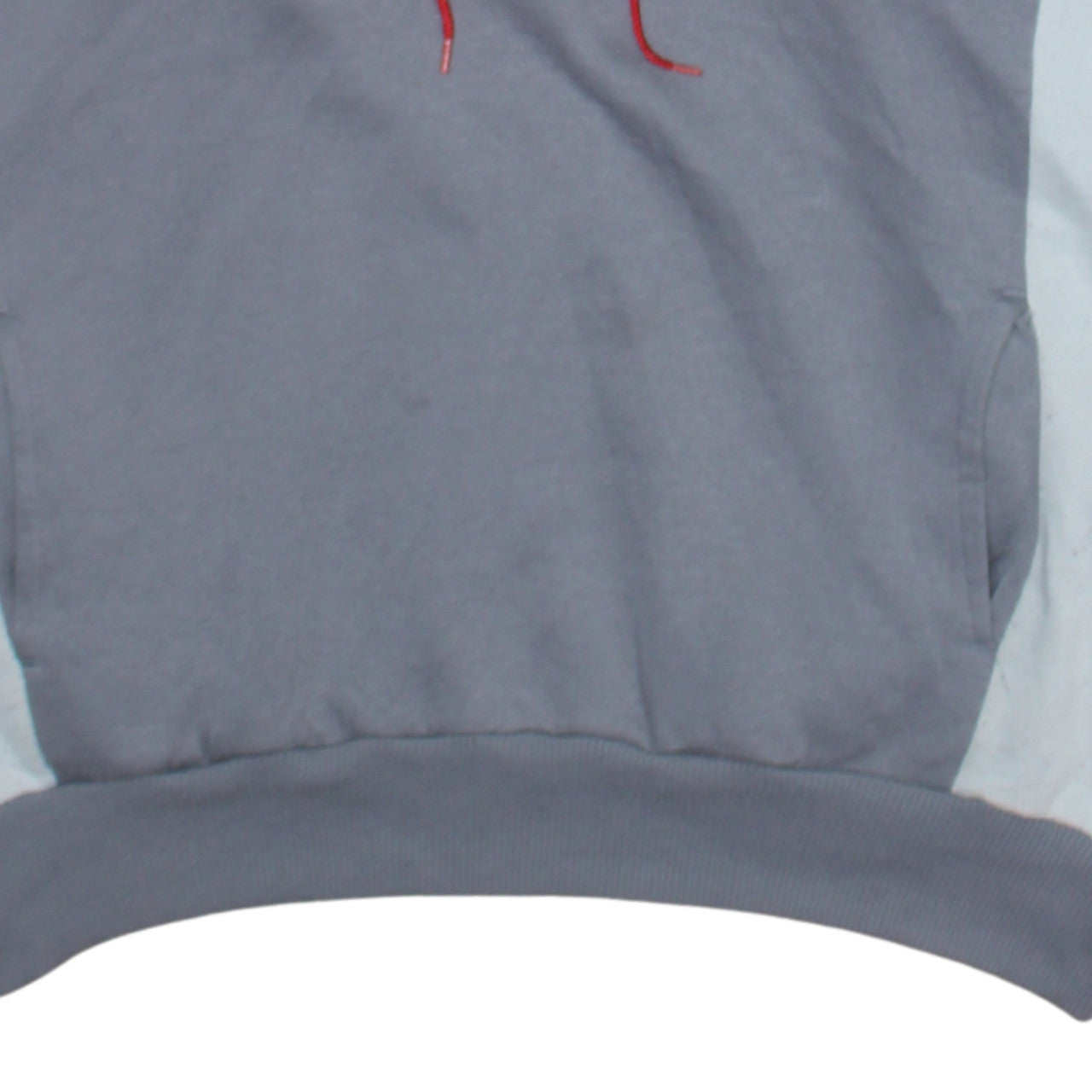 adidas Mens Red Grey XL 1/2 Zip Hoodie Retro Sportswear