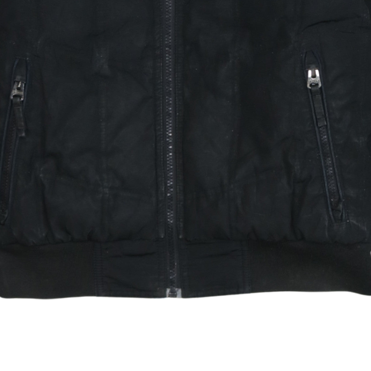 Tommy Hilfiger Men's Black Bomber Jacket S Classic Full Zip Cotton Blend