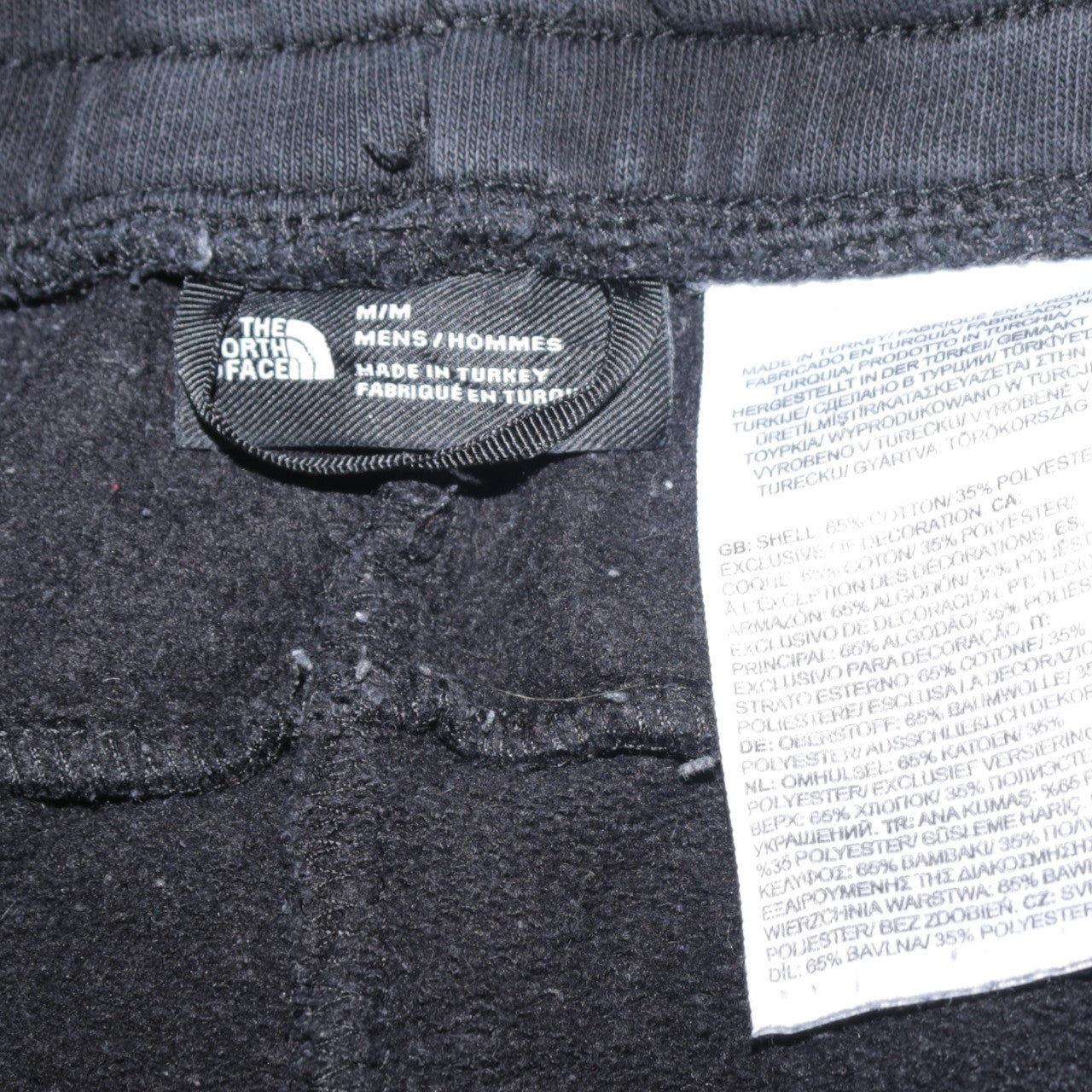 The North Face Men's Black Jogger Sweatpants Size M Regular Fit