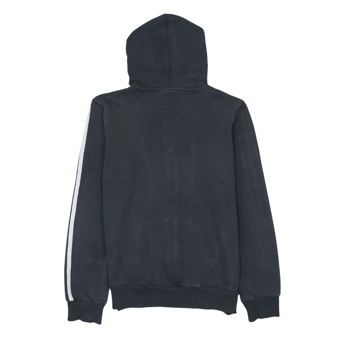 Adidas Women Black Full Zip Hoodie S Hooded Sweatshirt 8-10 UK