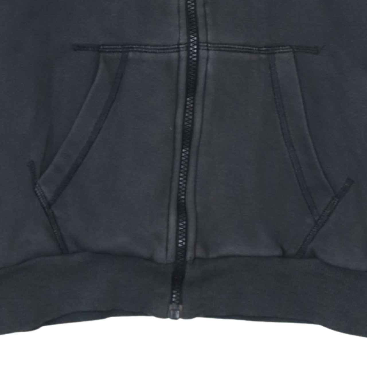 Adidas Women Black Full Zip Hoodie S Hooded Sweatshirt 8-10 UK