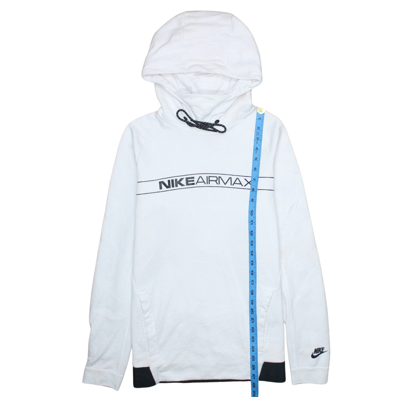Nike Air Max White Women's Small Pullover Hoodie Sweatshirt