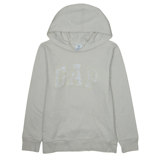 GAP Womens Beige Pullover Hoodie Small Cotton Blend Casual