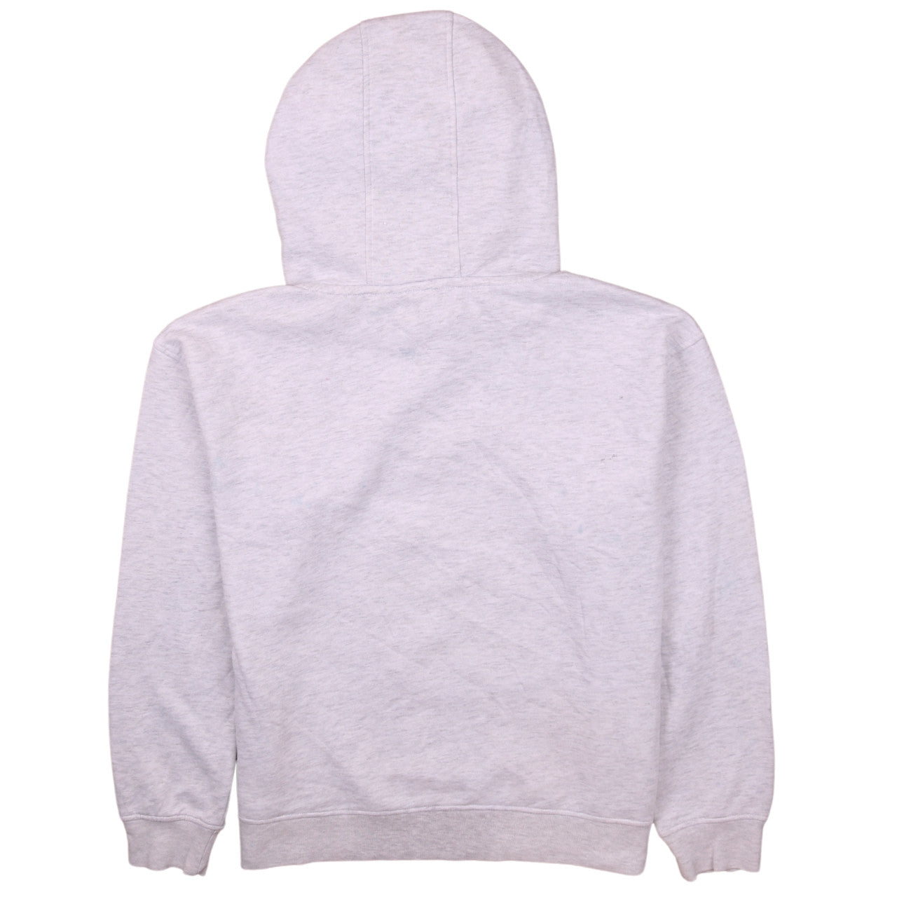 Disney Women Grey Stitch Pullover Hoodie Size S 10/12 Lined Cotton