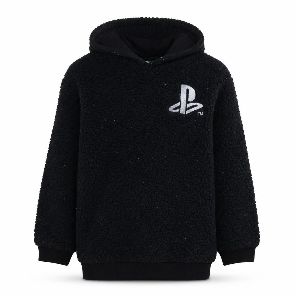 Primark Boys Black PlayStation Fleece Pullover Hoodie 11-12 Years