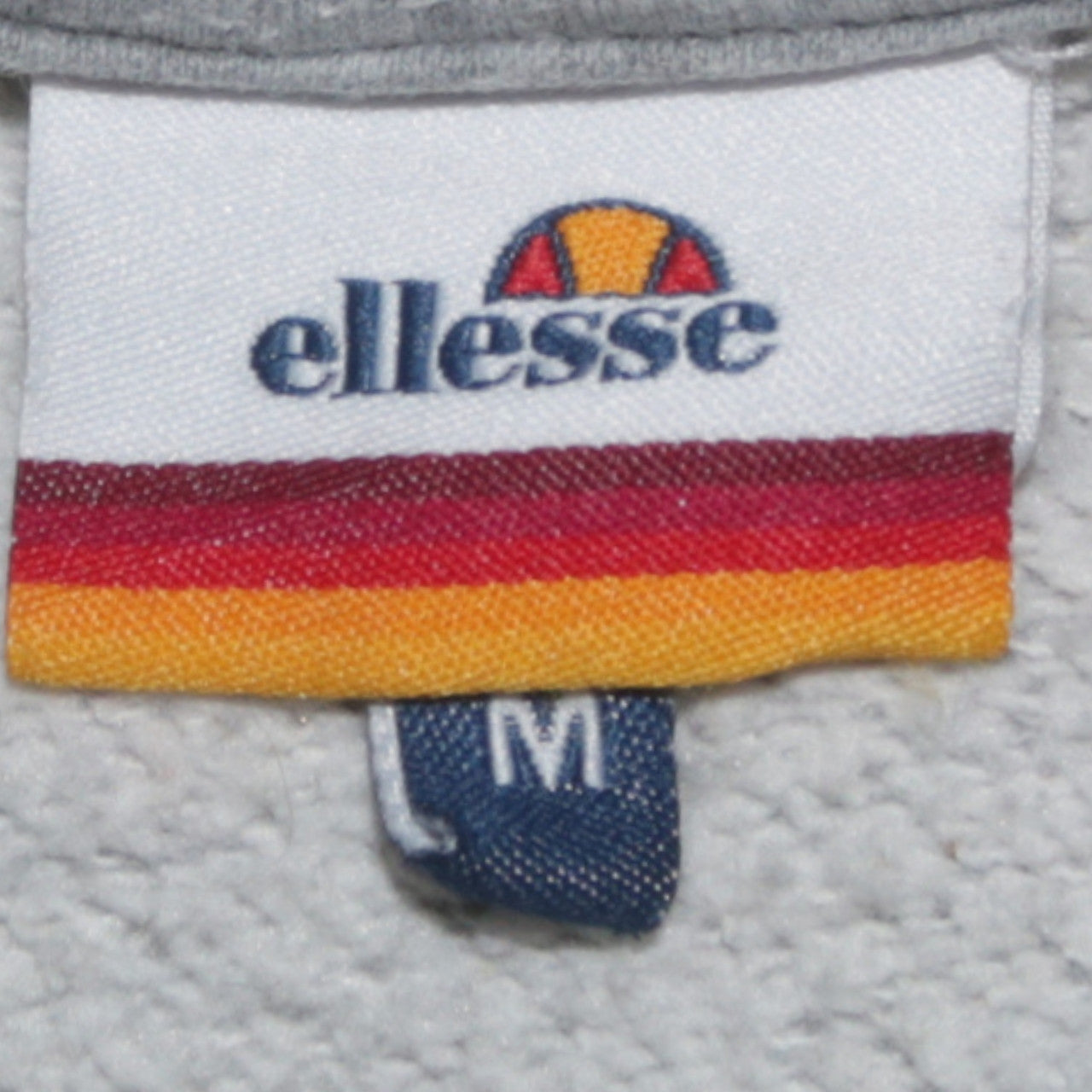 Ellesse Men's Grey Logo Pullover Sweatshirt M Regular Fit