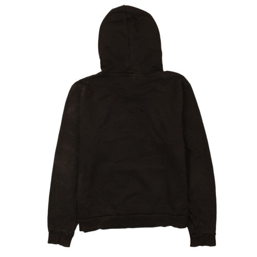Puma Girls Black Pullover Hoodie L 14 Years Cotton Blend Casual