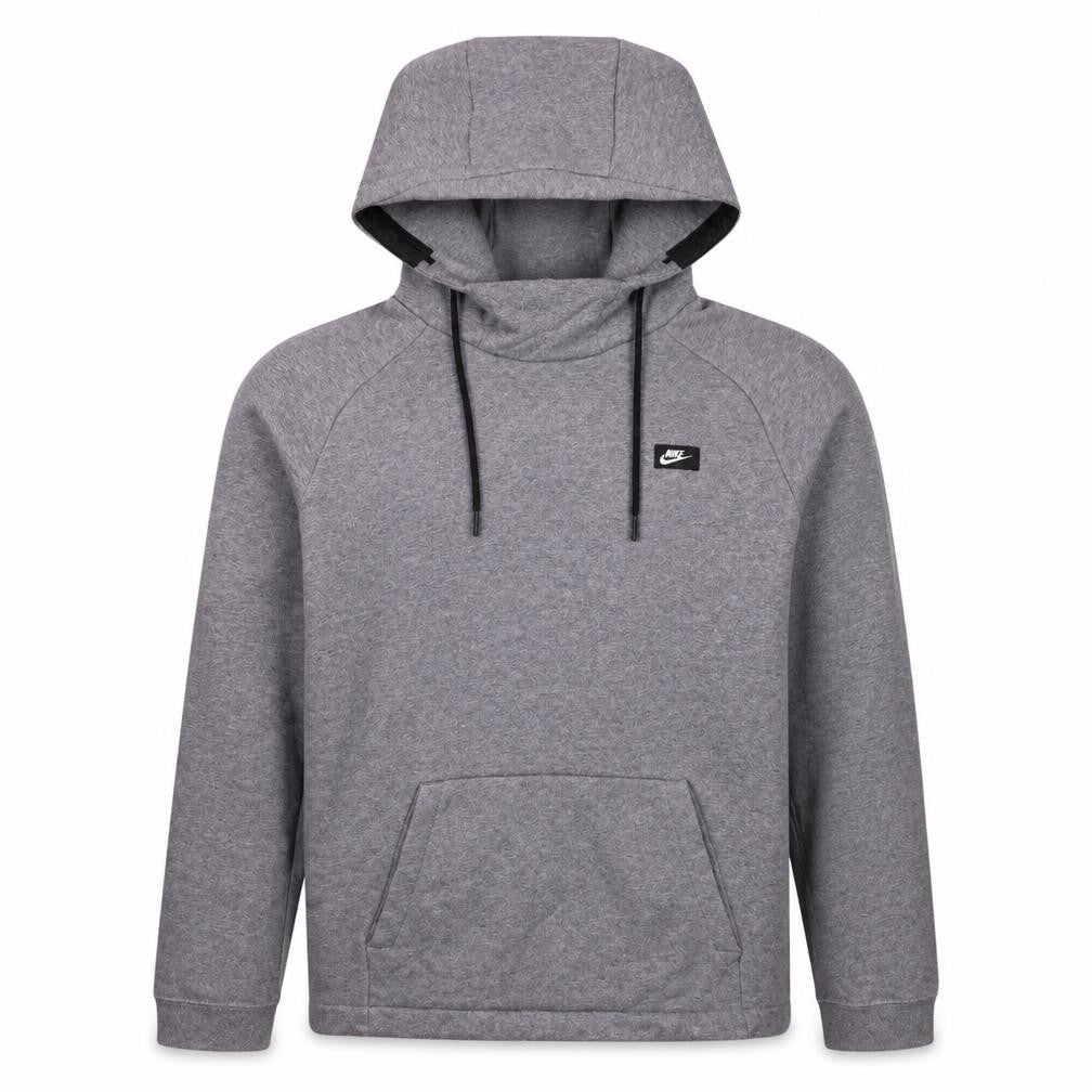 Nike Men's Grey Pullover Hoodie Size S Regular Fit Fleece
