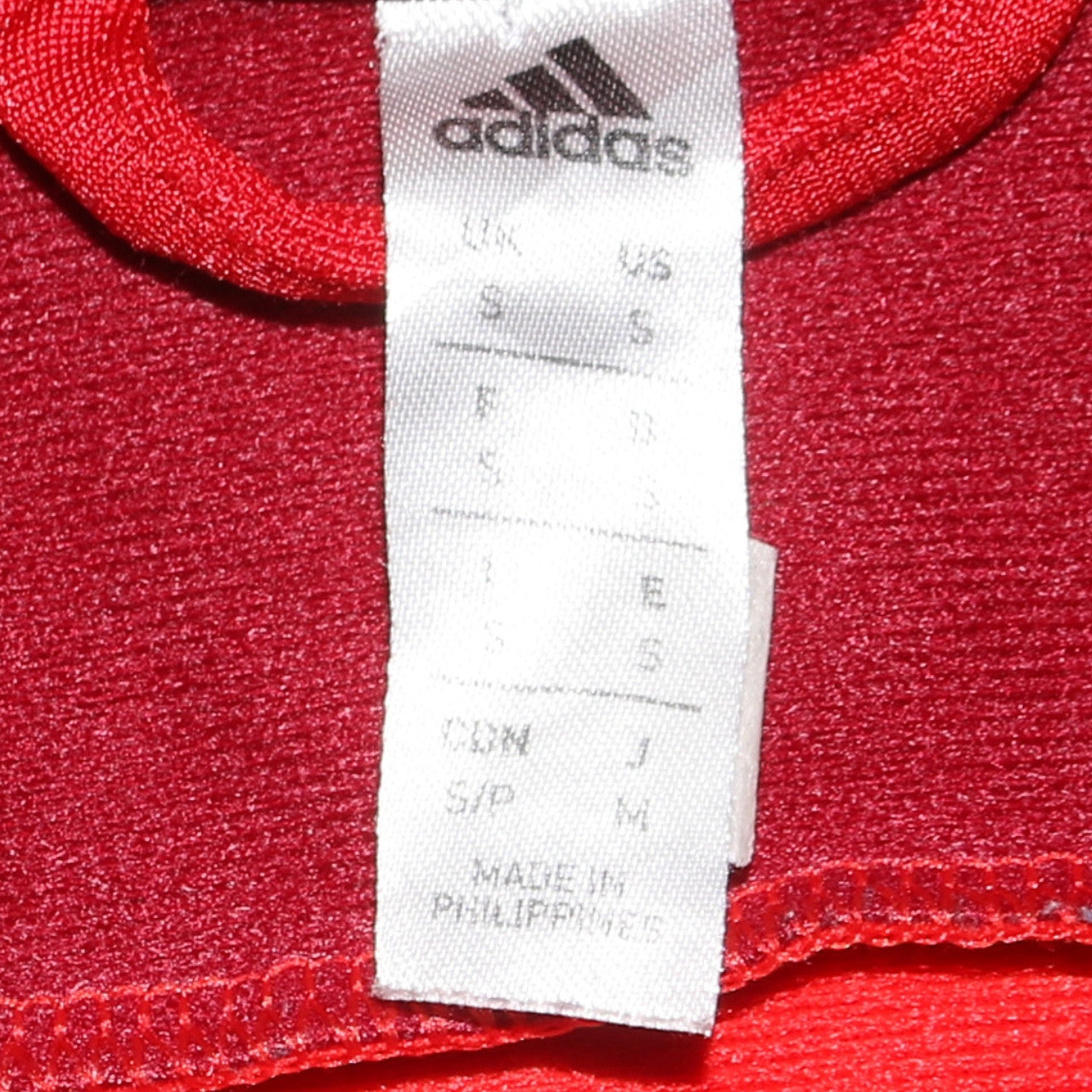 Adidas Men's Red Track Jacket S Full Zip Sportswear Regular Fit