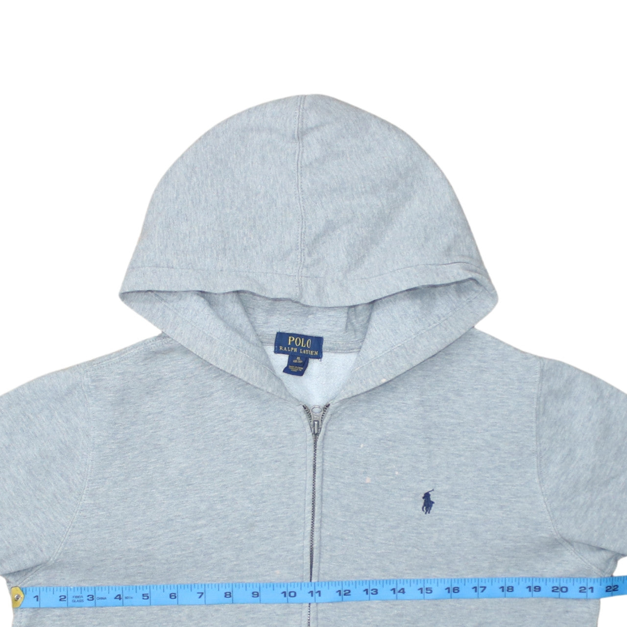 Polo Ralph Lauren Womens Grey Full Zip Hoodie XL 18-20