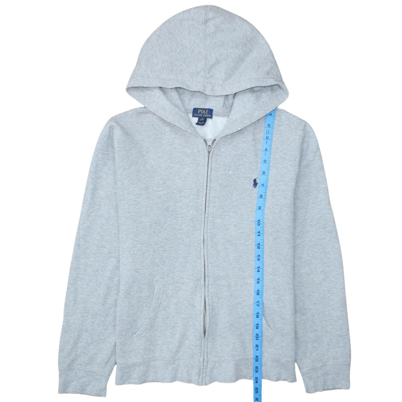 Polo Ralph Lauren Womens Grey Full Zip Hoodie XL 18-20