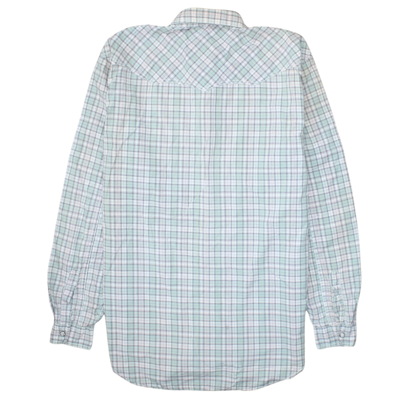 Levi's Men's Green Check Long Sleeve Western Shirt Size S