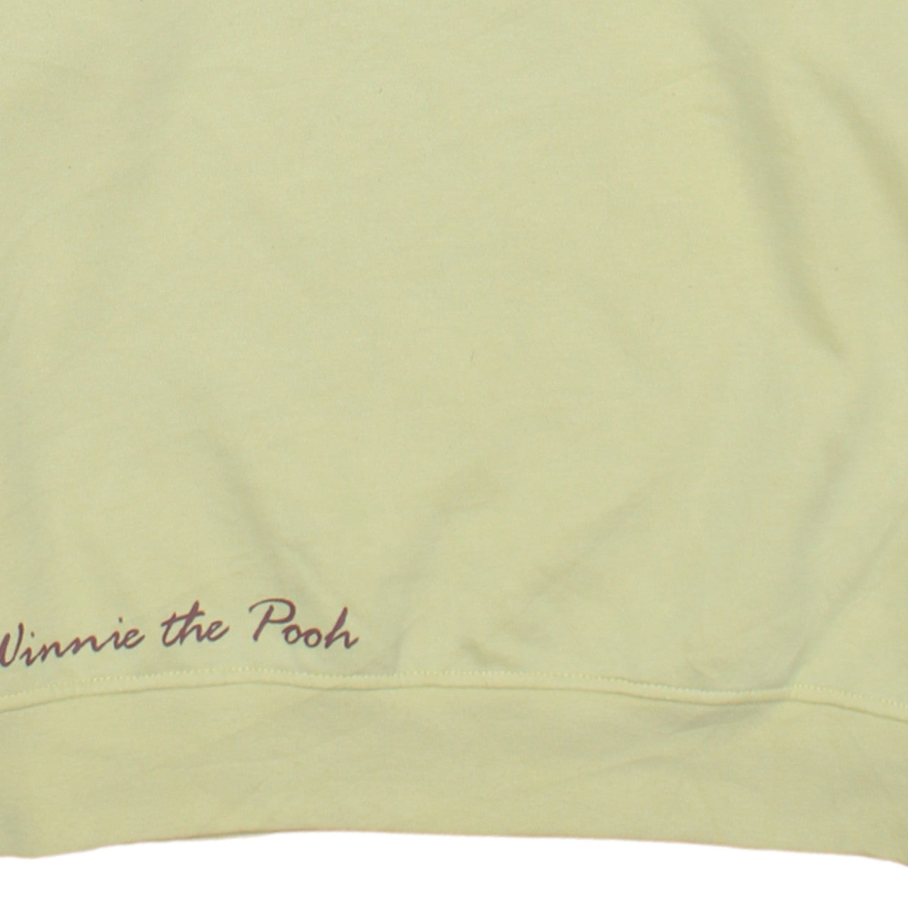 Primark Disney Winnie the Pooh Yellow Cotton Sweatshirt Women S