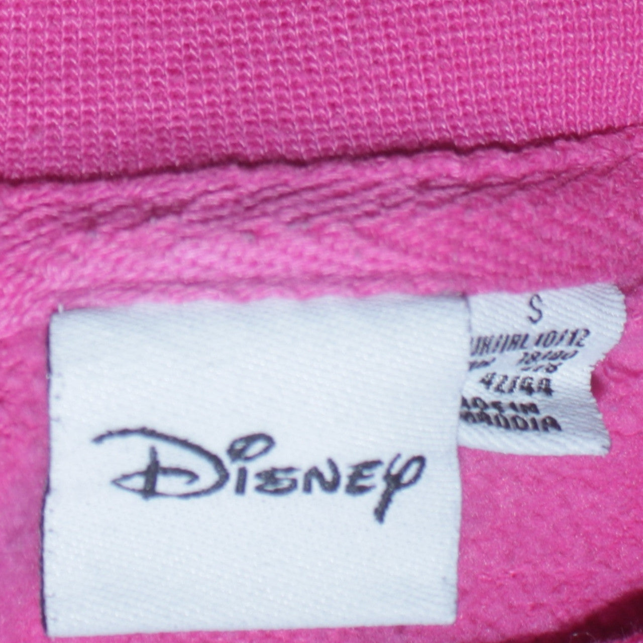 Disney Women’s Pink Minnie Mouse Pullover Sweatshirt Size S