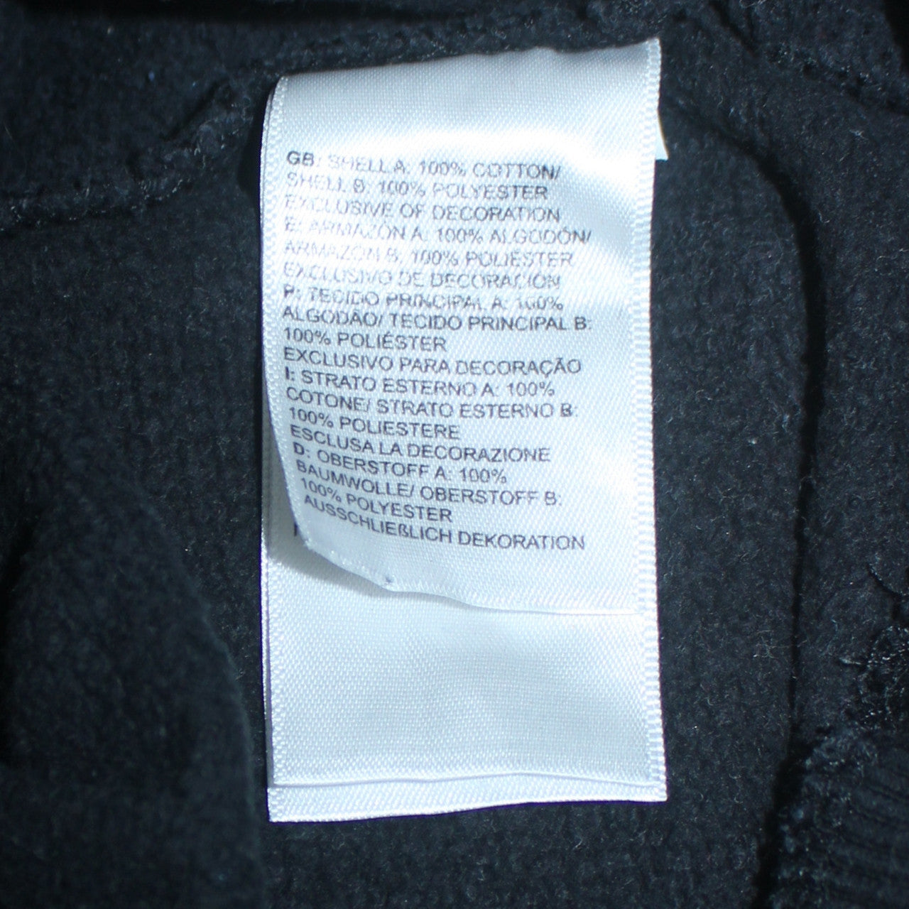 The North Face Boys Black XL Pullover Hoodie Fleece 1/4 Zip Logo Sweatshirt