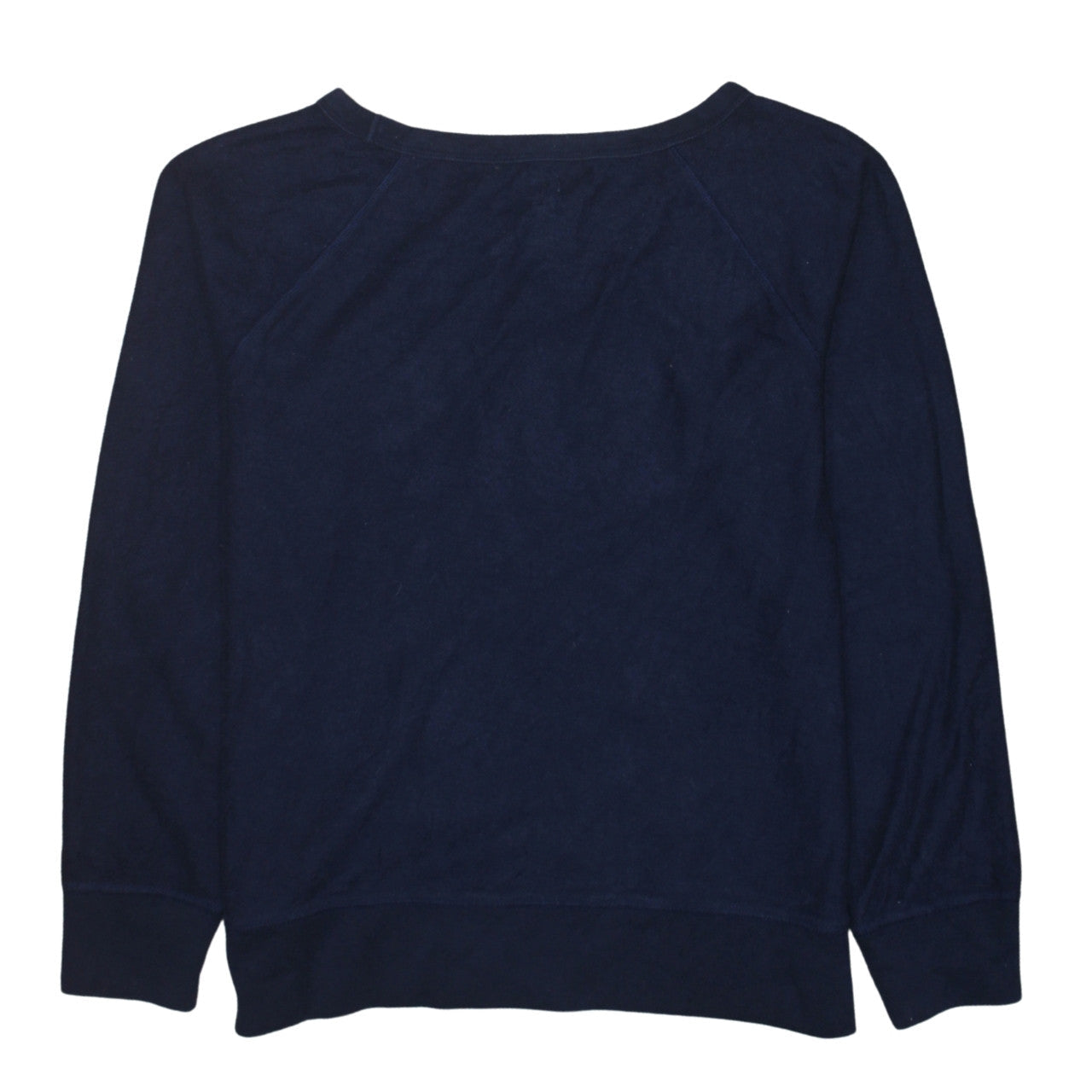 GAP Women Navy Blue Medium Pullover Sweatshirt with Logo