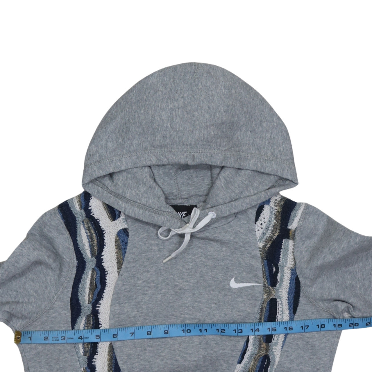 Nike Women's Grey Embroidered Pullover Hoodie Size S