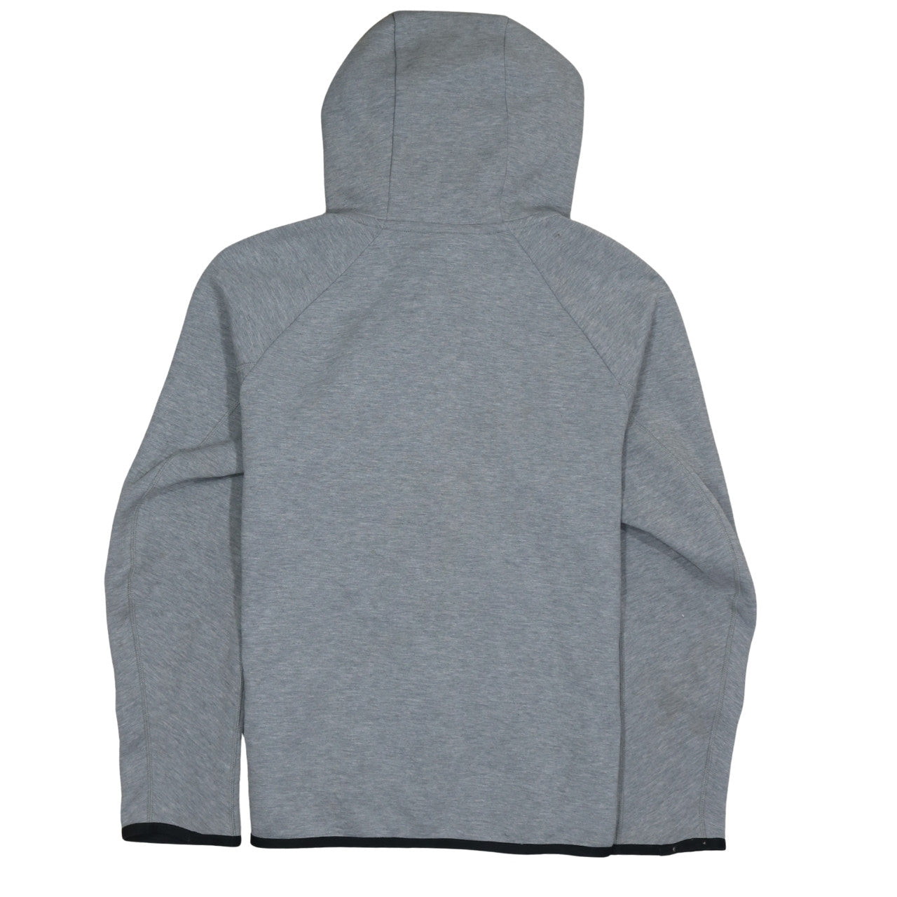Nike Men Grey Full Zip Hoodie Small Sportswear Cotton Blend