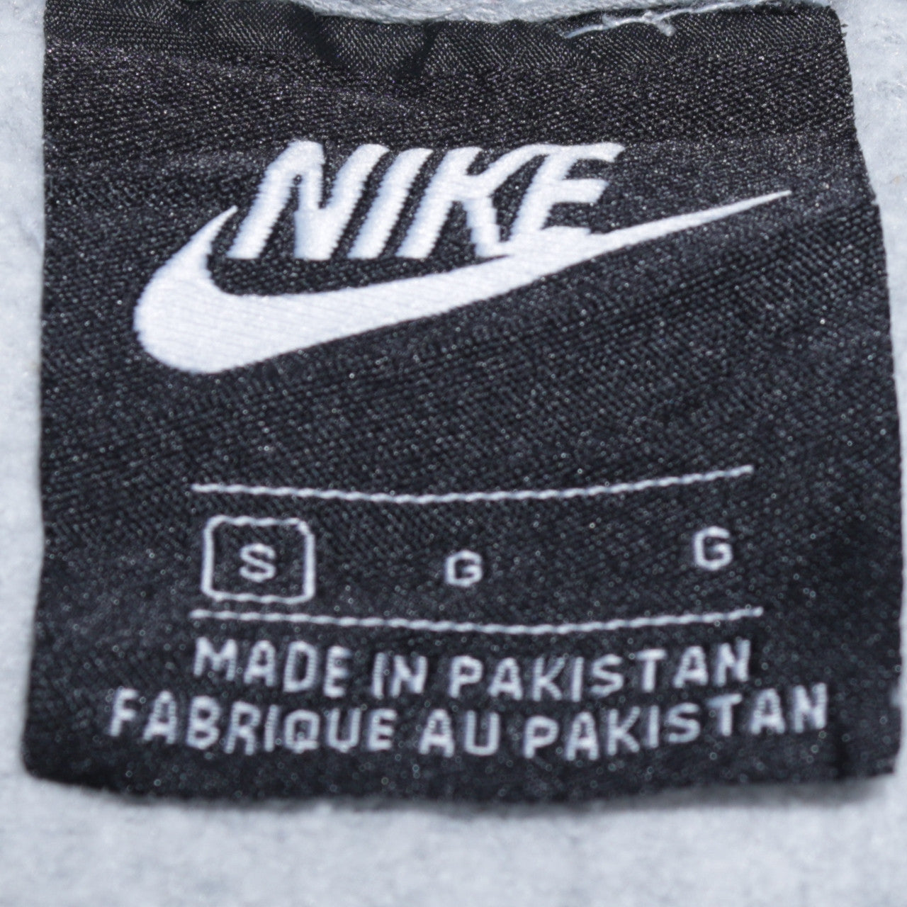 Nike Men Grey Full Zip Hoodie Small Sportswear Cotton Blend