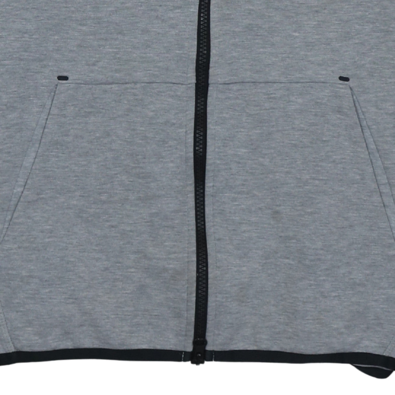 Nike Men Grey Full Zip Hoodie Small Sportswear Cotton Blend