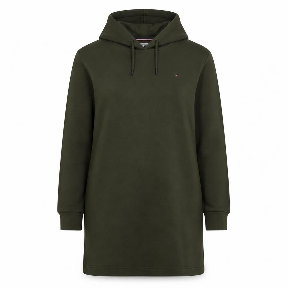 Tommy Hilfiger Women's Green Hoodie T-Shirt Dress Size S