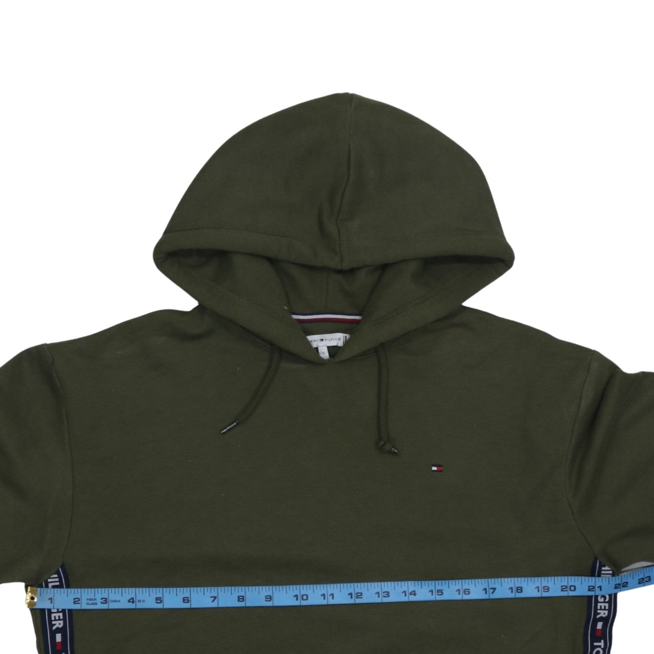 Tommy Hilfiger Women's Green Hoodie T-Shirt Dress Size S