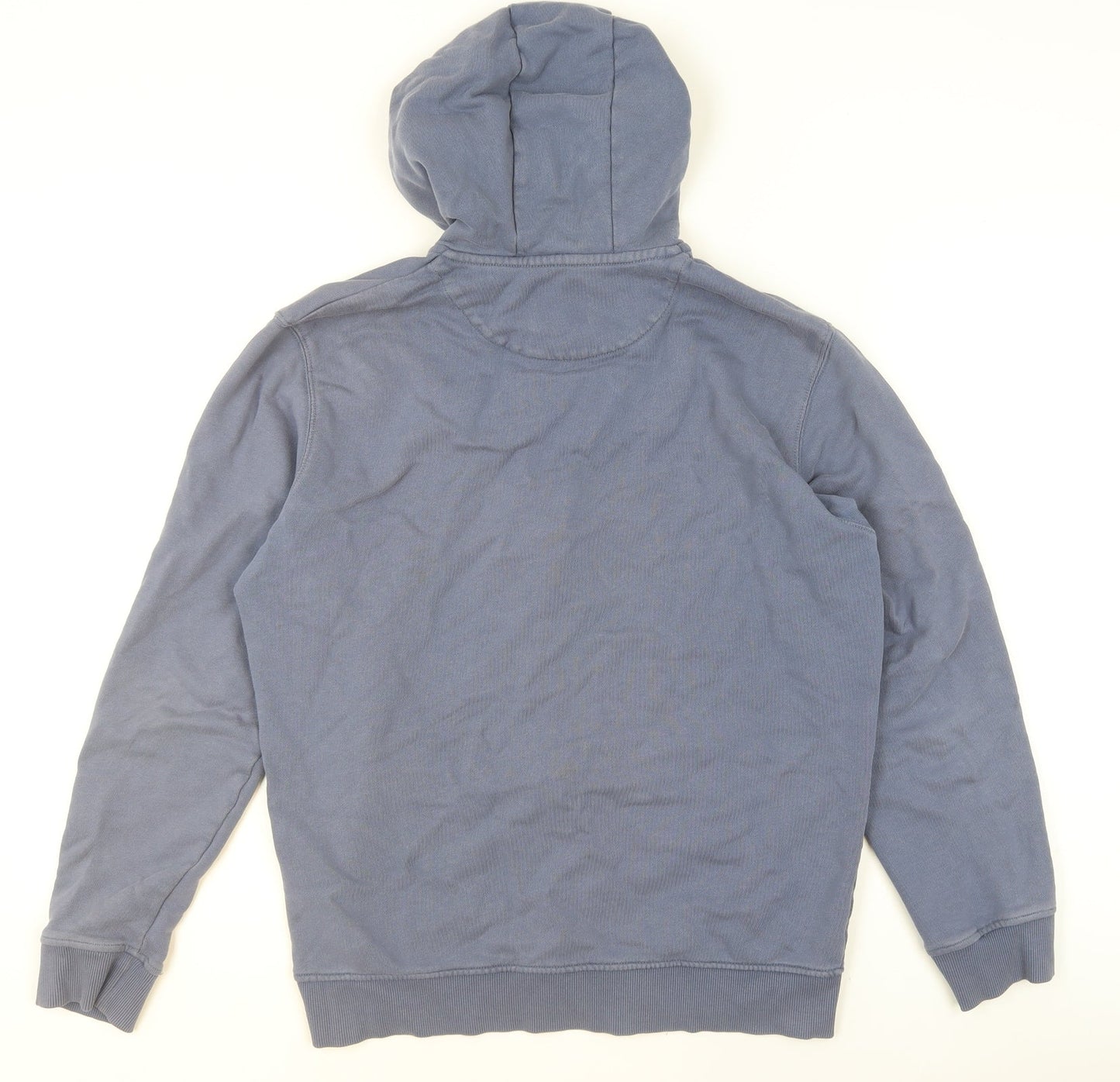 Lyle & Scott Men's Blue Full Zip Hoodie XL Cotton Hooded Sweatshirt