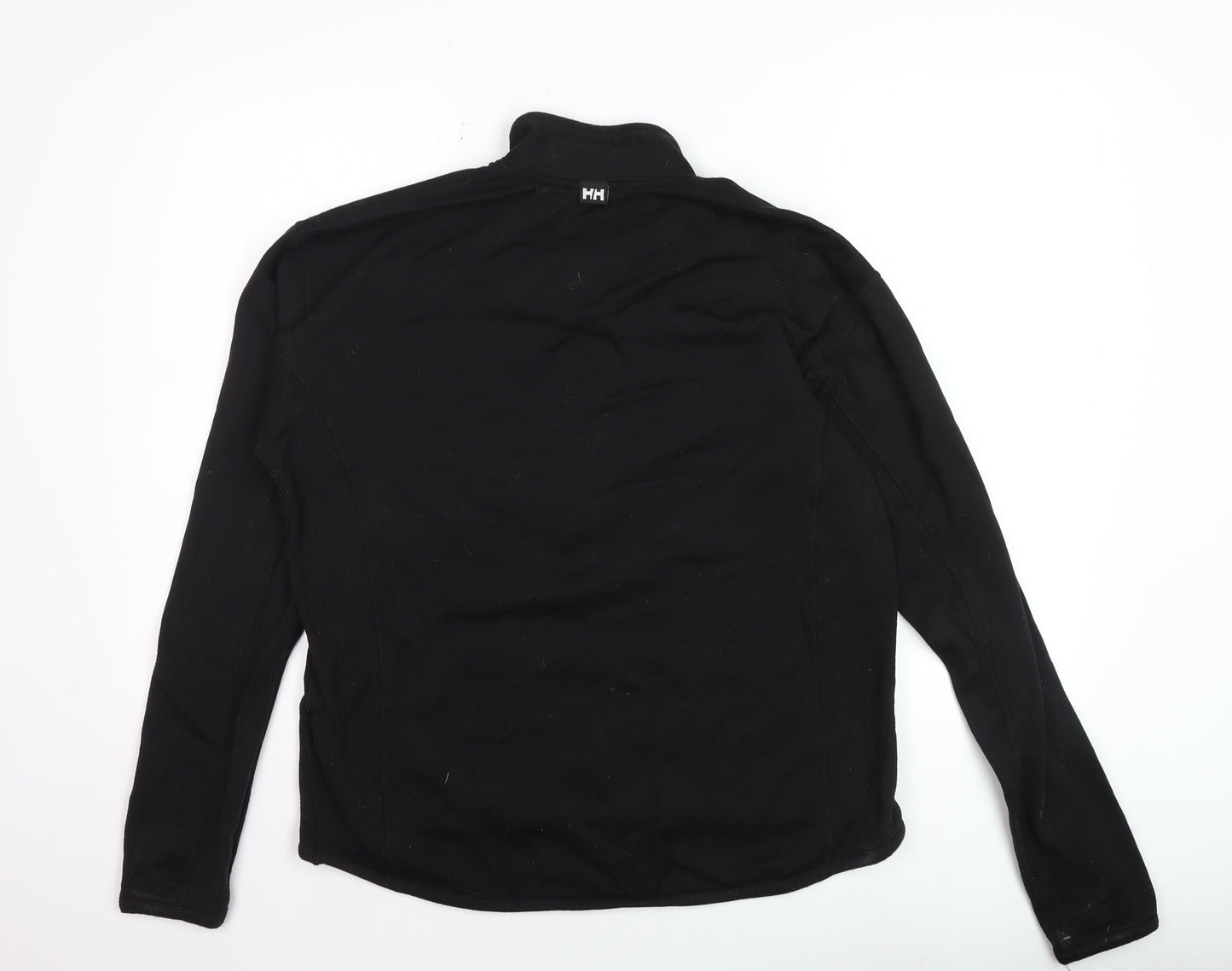 Helly Hansen Men's Black Fleece 1/4 Zip Pullover Sweatshirt L