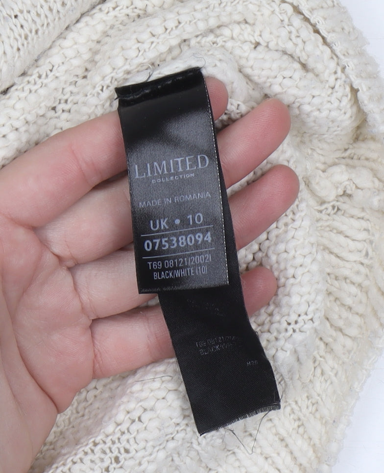 Marks and Spencer Women’s Ivory Heart Knit Jumper Size 10