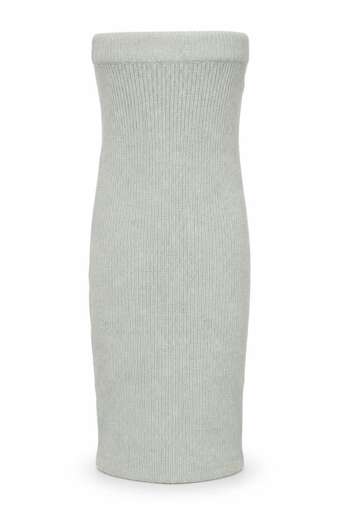 PrettyLittleThing Women’s Grey Knit Bodycon Midi Dress Size S