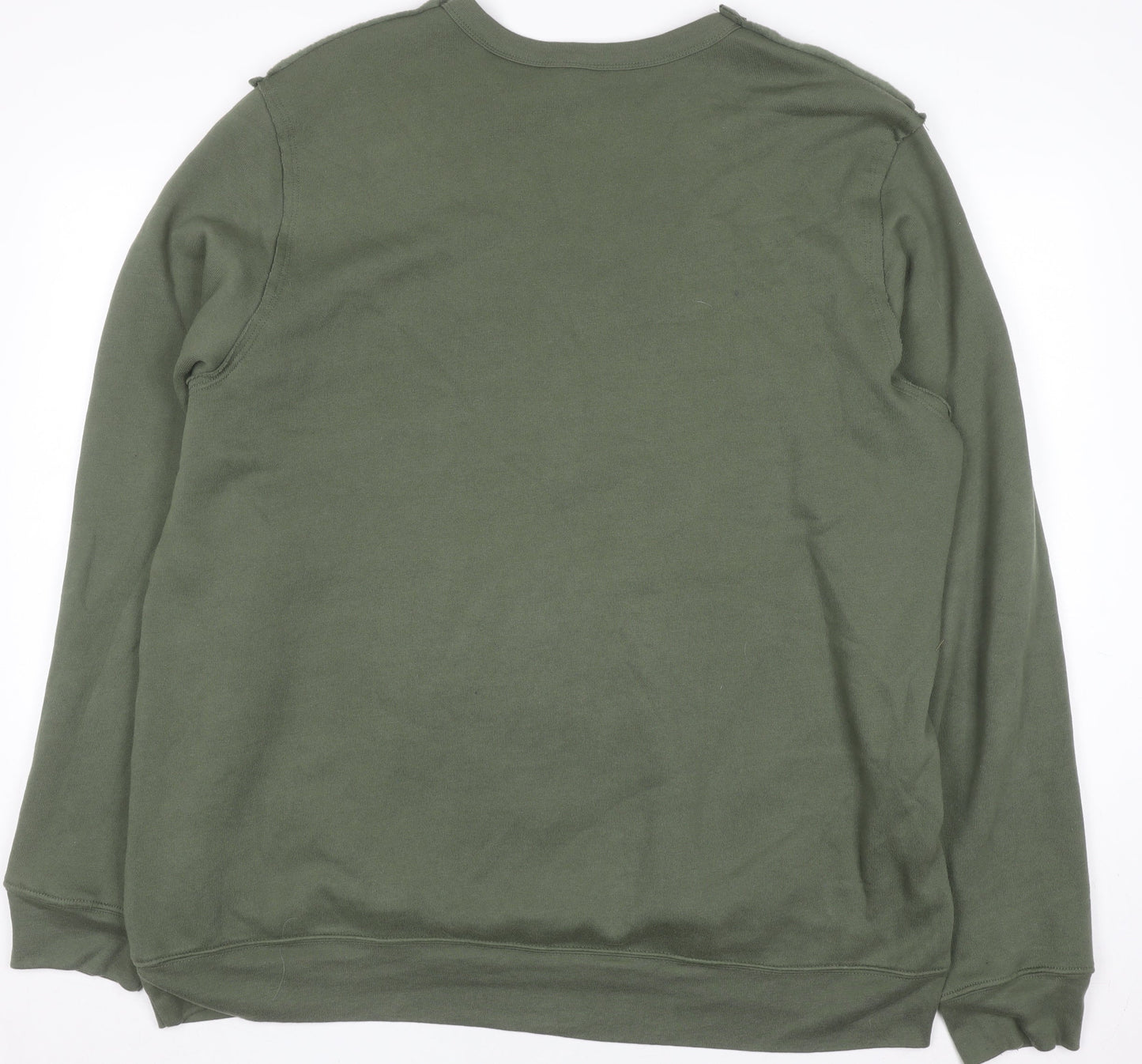 BELLA + CANVAS Men’s Green XL Pullover Fleece Sweatshirt
