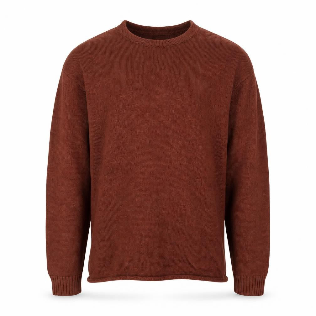 Zara Men's Brown Cotton Crew Neck XL Jumper