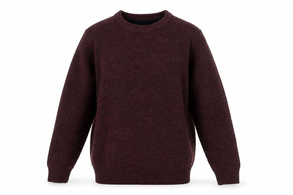 James Pringle Men's Brown Acrylic Crew Neck Jumper Size S