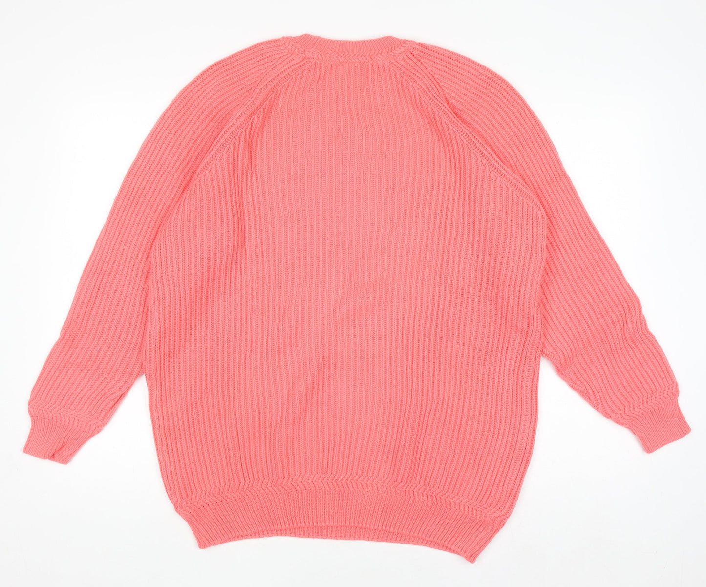 Marks and Spencer Women’s Pink Cotton Knit Jumper Size 10