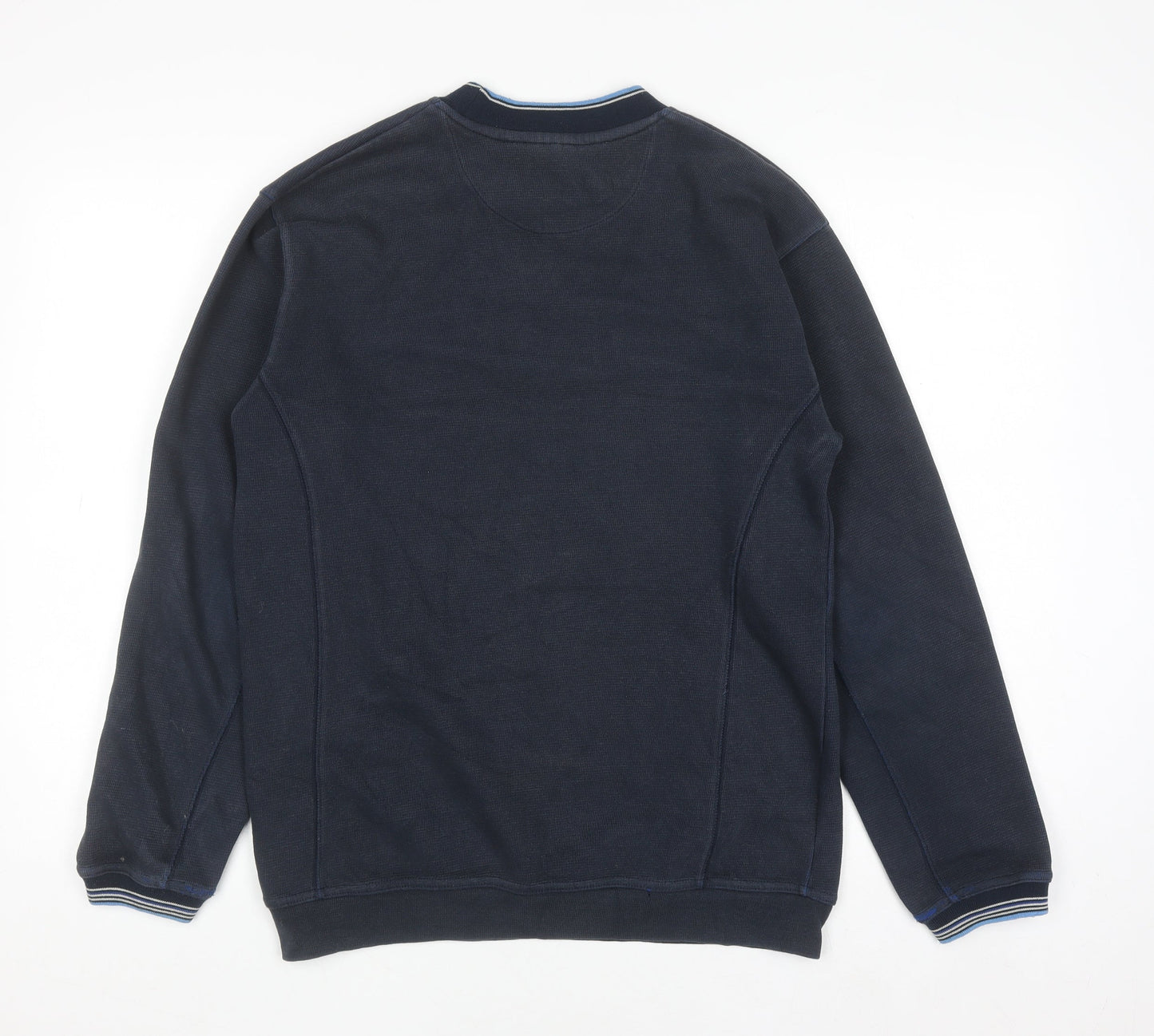 Ellesse Men’s Blue Small Crew Neck Pullover Sweatshirt