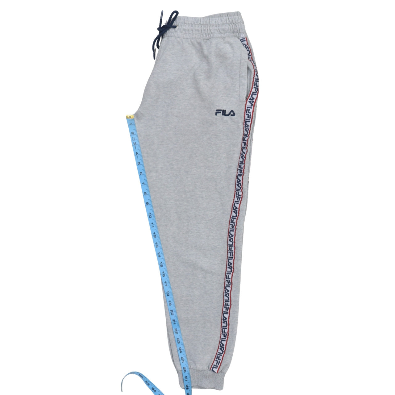 Fila Mens Grey Jogger Sweatpants Medium Elastic Waist Activewear