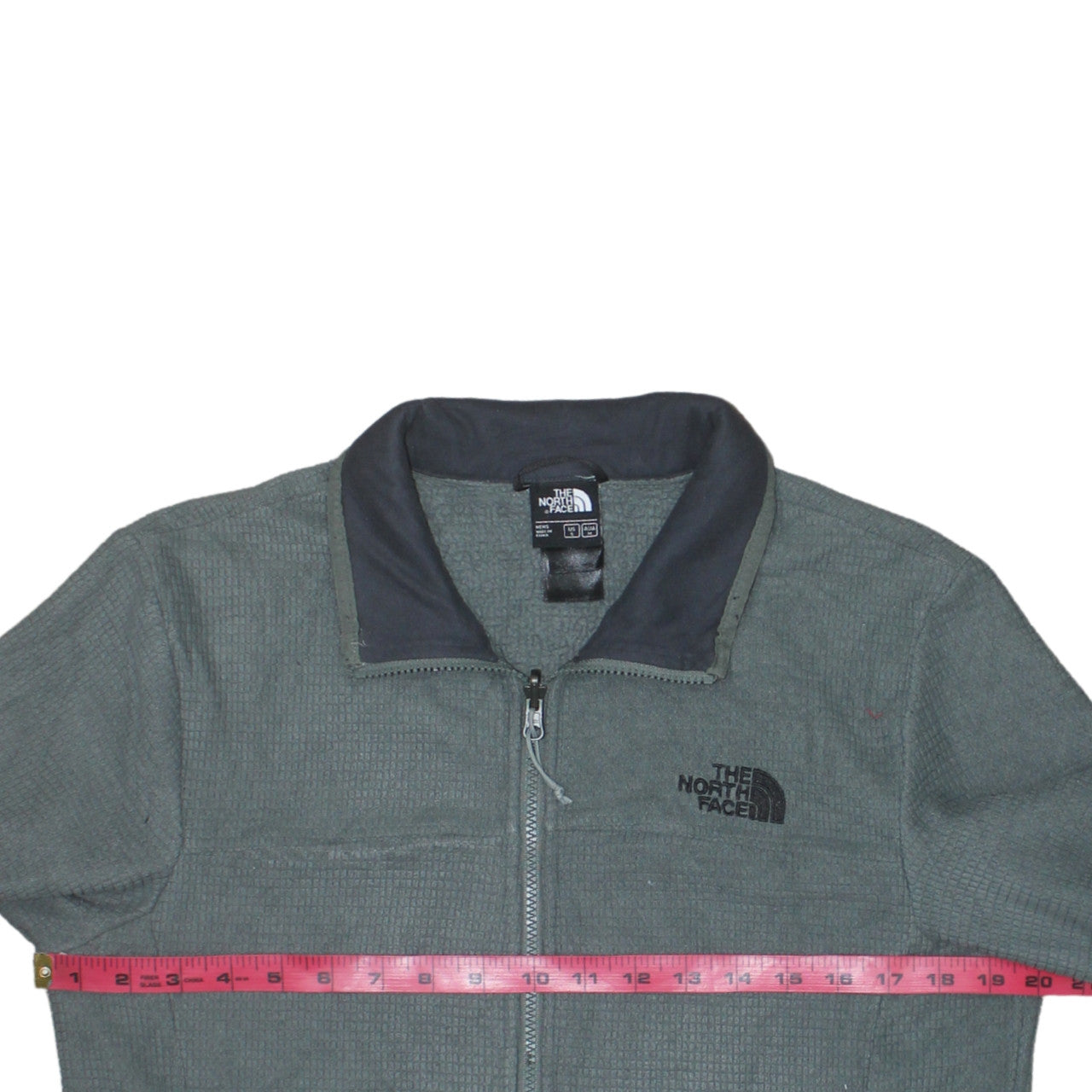 The North Face Men's Green Fleece Full Zip Jacket Size S