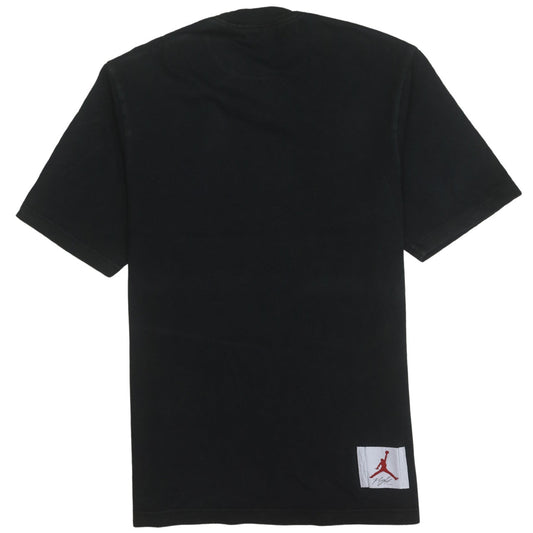 Jordan Men's Black Graphic Standard Fit T-Shirt Size S