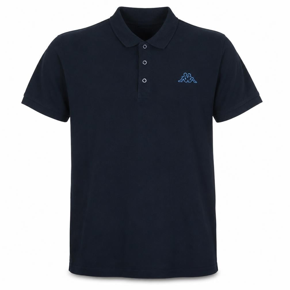 Kappa Men's Blue 2XL Cotton Polo Shirt Short Sleeve Casual