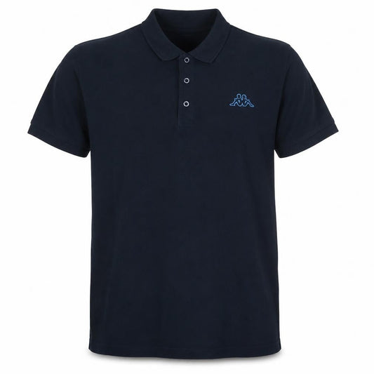 Kappa Men's Blue 2XL Cotton Polo Shirt Short Sleeve Casual