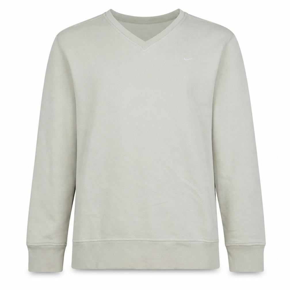 Nike Men's Beige XL V-Neck Pullover Sweatshirt Fleece