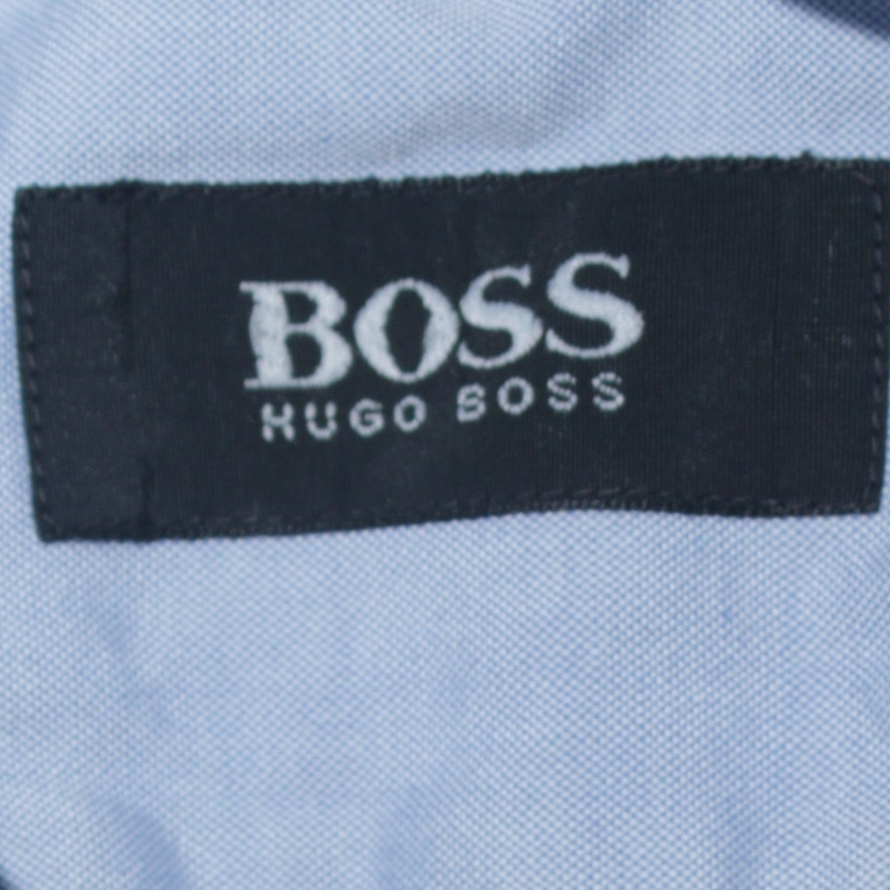 Hugo Boss Men's Blue Long Sleeve Button-Down Cotton Shirt Size L