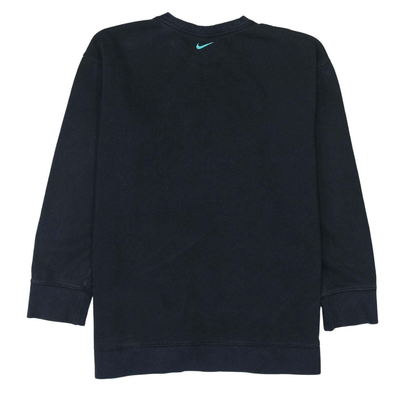 Nike Boys Black XL Crew Neck Pullover Sweatshirt with Logo Detail