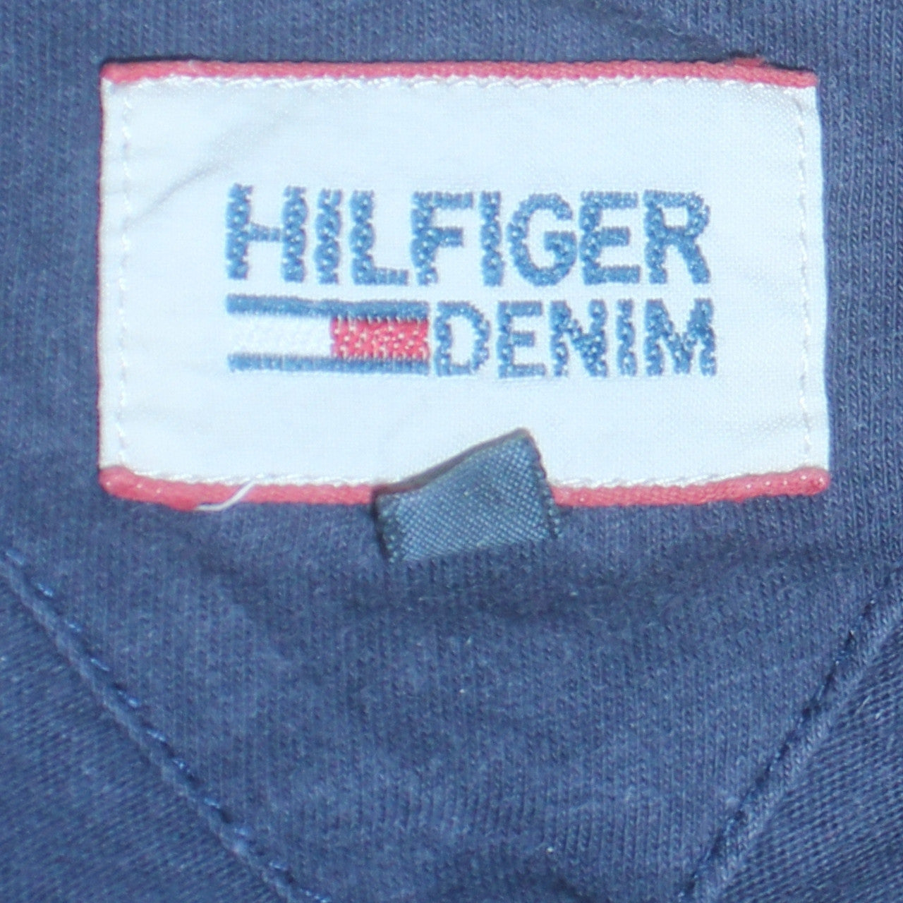 Hilfiger Denim Men's Blue Crew Neck Cotton T-Shirt Size M