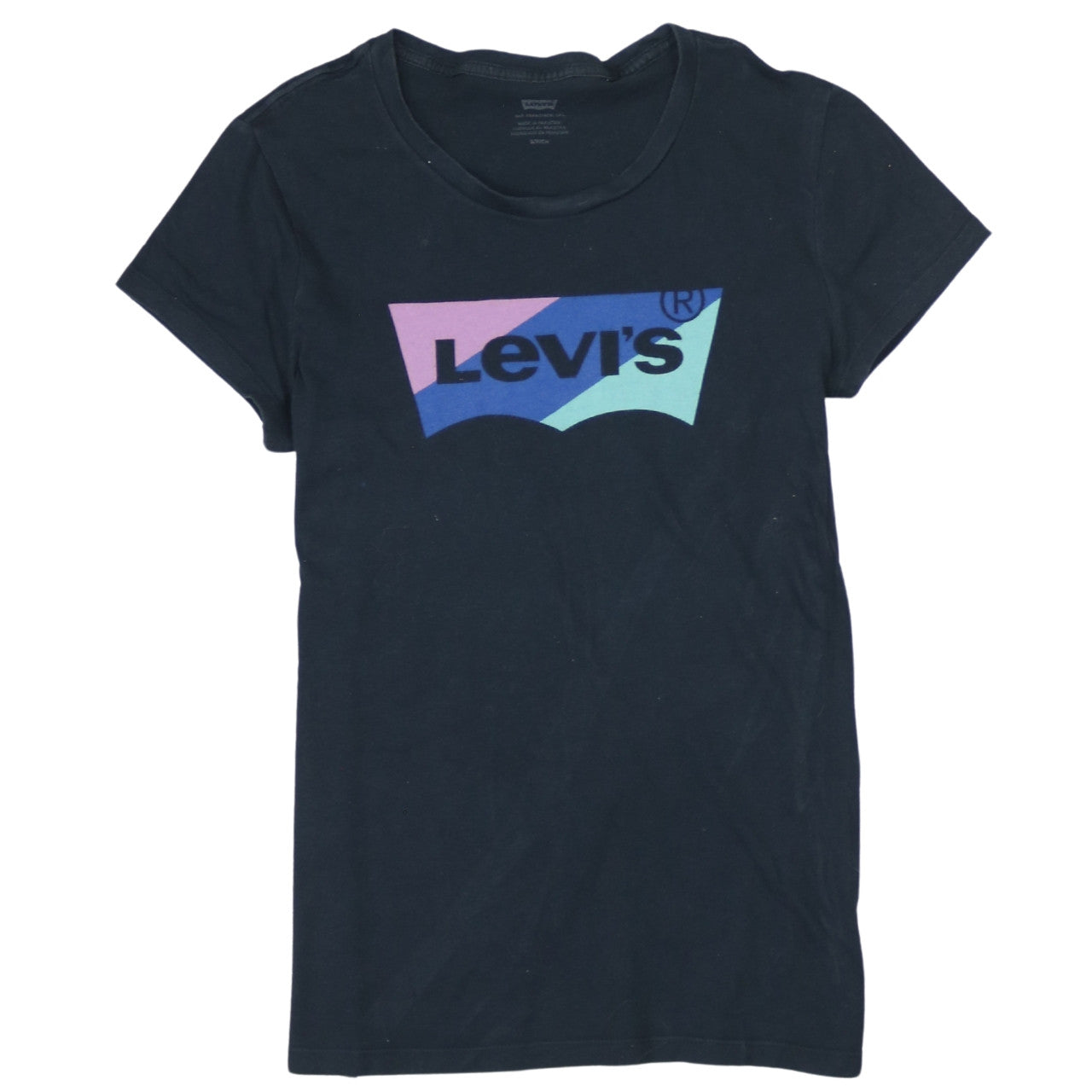 Levi's Women's Black Short Sleeve Cotton Logo T-Shirt Size S