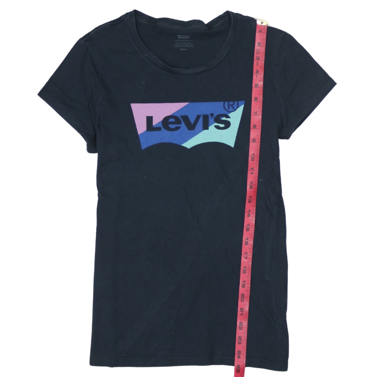 Levi's Women's Black Short Sleeve Cotton Logo T-Shirt Size S